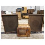 2 Small Speakers, Amplicall Radio