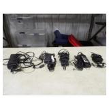 5 Assorted Laptop Chargers