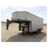 Tandem Axle Enclosed Trailer, 15ft Long w/