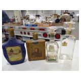 Vintage Seagrams 7 Bottle, Vintage Old Fitzgerald