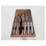 Pageant 5pc. Silver Knife Set, Missing Meat Fork