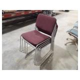5 Padded Chairs