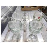 Olympia Beer Glass, Michelobe Beer Glass, &