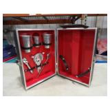 Travel Drink Mixing Suitcase w/Accessories