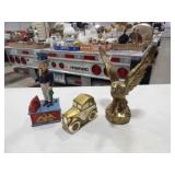 Uncle Sam Mechanical Cast Iron Coin Bank, &