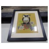 Owl Cross Stich Print