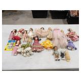 18 Various Antique Dolls
