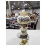 Electric "Oil Lamp" Base w/Chimney, Approx. 20in.