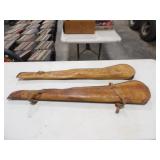 2-34in. Leather Gun Scabbards, Missing Straps