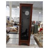 Wolf Howling Light Up Cabinet 26inTx8inW