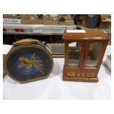Wooden Tabletop Jewelry Chest, 12inTx9inW &