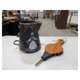 USN Wollrath Co. "Coffee Time" Kettle, Fire Bellow