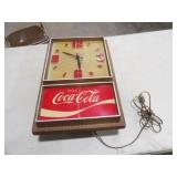 Enjoy Coca Cola Light Up Clock, 18x12x6in.