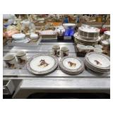 12pc. Horse Dish Set