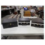 Approx. 68 8-Track Tapes in 3 Hard Cases