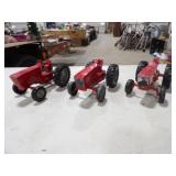 3-ERTL IH Metal Die Cast Tractors, Stock #415