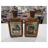 2-Saturday Evening Post Jim Beam Decanters,