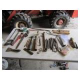 Pipe Wrenches, Hammer, Chisels, Saw, Wrenches