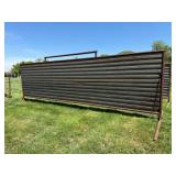 25ft. x 88in. H Free Standing Wind Break HD Tin