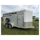 2016 Featherlite Mod. 8107-6716-STD Alum Stock Trl