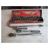 Indestro Super 1/2in. Socket Set, Ratchets,Breaker