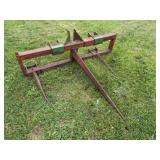 3pt. or Loader Mount 3 Prong Bale Spear