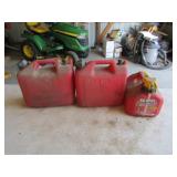 1 1/4 Gal & 2-2 1/2 Gal Gas Cans