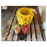 4-JD R213907 95lb Rear Wheel Weights, w/Hardware