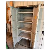 30x19.5x72 Sun Cast Double Door Poly Cabinet