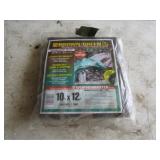 Brown/Green Poly Tarp 10x12 New