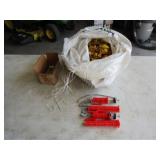 Bag of T Post Insulators & Porelain Shut Offs,Misc