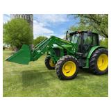 John Deere 6430 MFWD, CAH, Diesel, w/JD 563 Loader