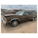 1979 Chevy El Camino No Motor or Trans, 2dr,Topper
