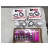 Wheel Adaptors, Chrome Lug Nuts, Axle Caps