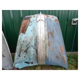 2 Tone Blue Pontiac Hood