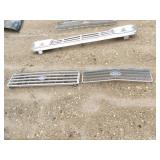 2 Ford Grill Inserts, Left is 40inWx9.5inT,