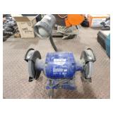 Bench Top 6in. Bench Grinder w/Work Light 1/3HP