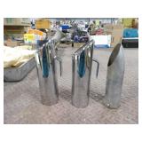 3 Exhaust Pipes, 9.5in. Long