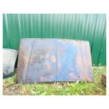 Blue Rectangular Hood