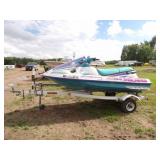 Polaris SLT 750 Jet Ski w/Single Axle Trailer,