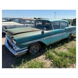 1958 Chevrolet Biscayne 4Dr, 3Sp. Man, Straight 6