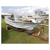 1989 Starcraft 18ft Boat w/Single Axle Trailer,