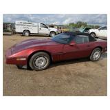 1986 Chevrolet Corvette Convertible 5.7L V8,Manual