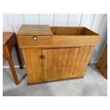 41.5x17x35in. Wooden Cabinet w/Drawer & Door