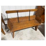 43.5x15x32in. Carrige Seat Bench