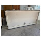 Unused 43 1/2w x 8Dx86in. T Industrial Door w/Key,