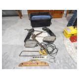 2 Mirrors, Grease Gun, Hack Saw, Level, Misc