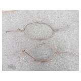 2-Antique Metal Cow Neck Yolks
