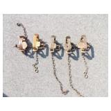 1-Mongomery No.2 Trap, 2-Habaker No.2 Traps, &
