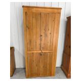 36.5x14.25x79.5in. Wooden Cabinet w/Shelves